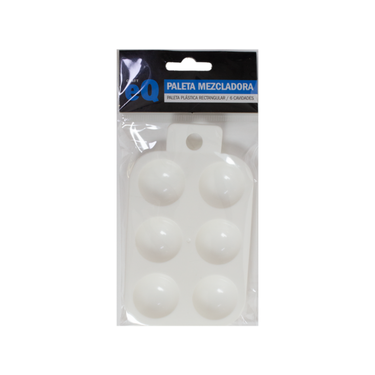 Paleta Mezcladora de 6 Cavidades