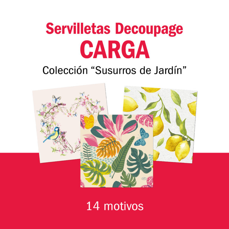 Carga de Servilletas 2025 "Susurro de Jardin"