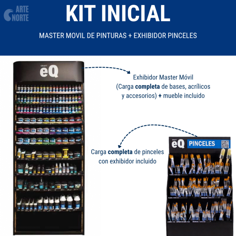 KIT INICIAL ARTISTICA (Master + Pinceles)