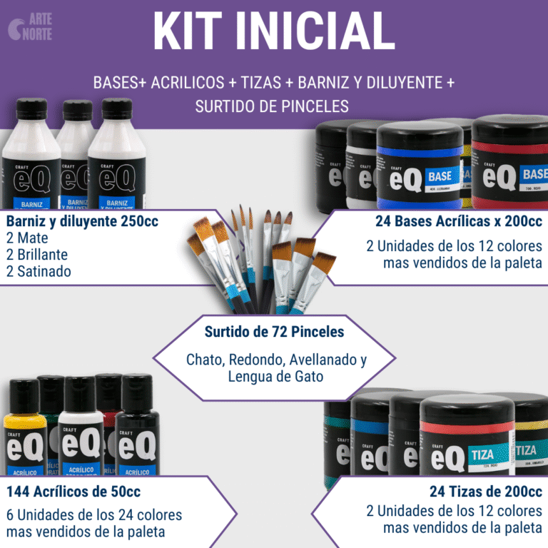 KIT INICIAL ARTISTICA (Completo)