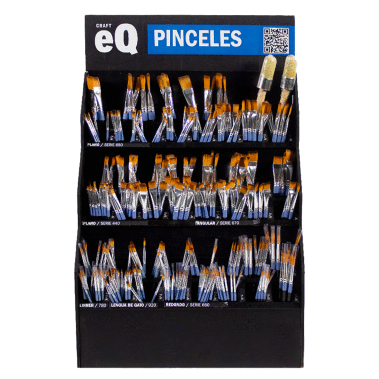 KIT INICIAL ARTISTICA (Exhibidor Acrilicos + Pinceles + ByD 250) - Imagen 5