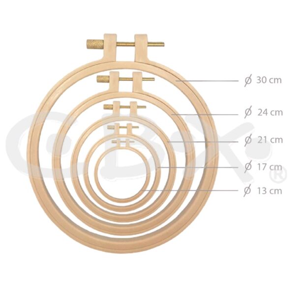 Bastidor Circular color Madera CBX
