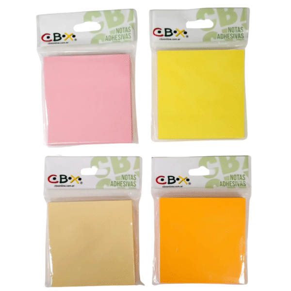 Notas Adhesivas (7,5cm x 7,5cm x100 hojas) Blister x 24 CBX
