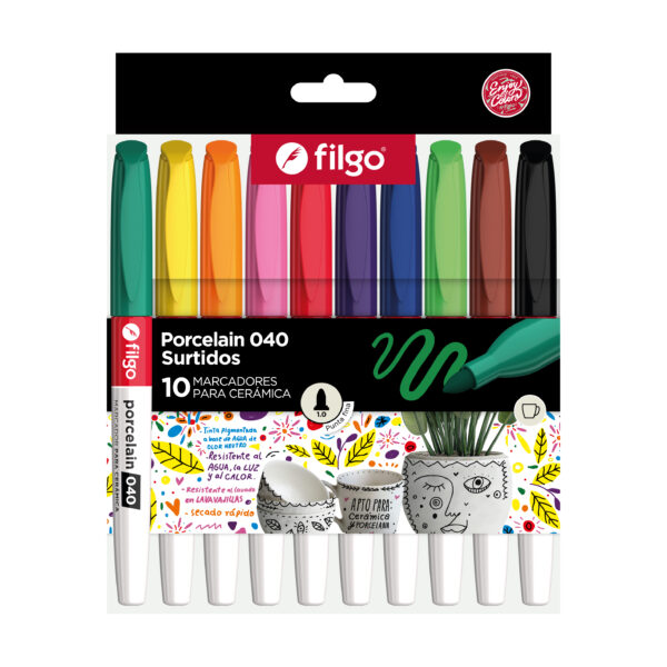 Marcador para Porcelana Surtido x10 Filgo
