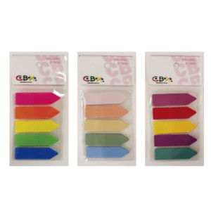 Señaladores de pagina (4,5cm x 5 colores surtidos) Blister x 24 CBX