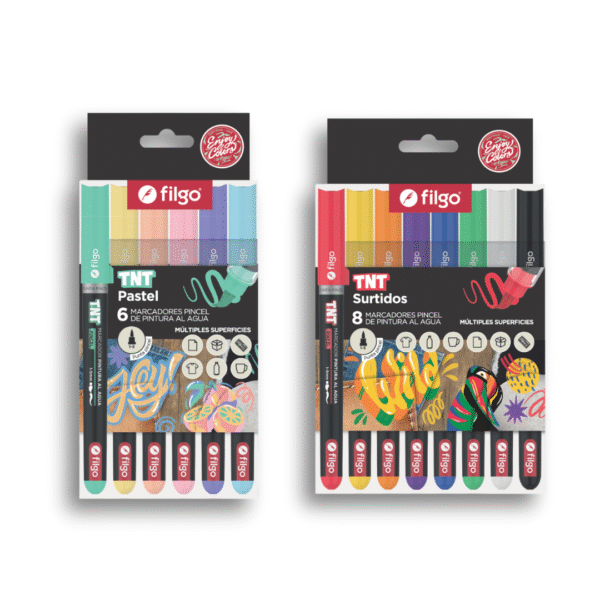 Marcador Pincel de Pintura al Agua TNT Filgo