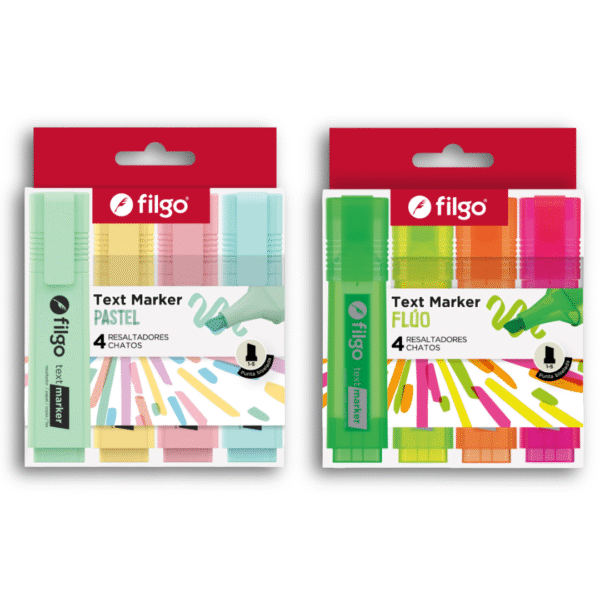 Resaltador Text Marker x4 Filgo